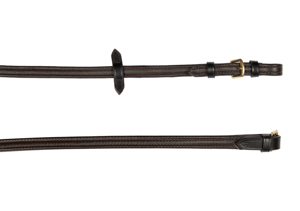 Zügel Softtouch braun/messing