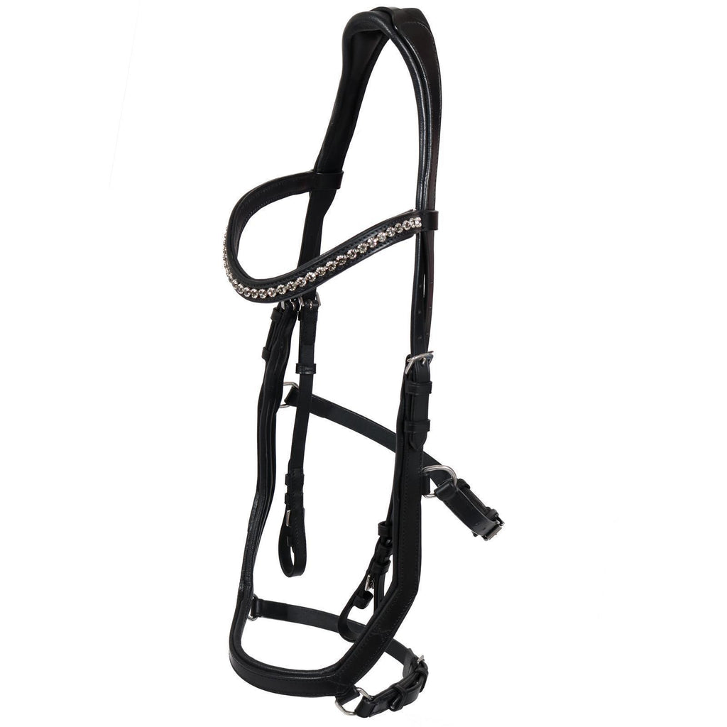 Trense Tokio schwarz/silber