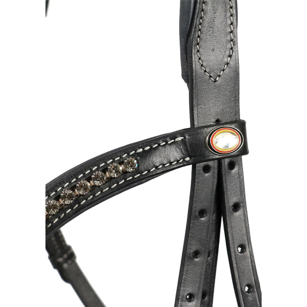 Trense Badminton schwarz/silber