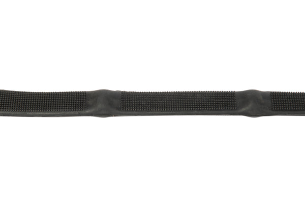 Zügel Ultragrip Gummi schwarz/silber