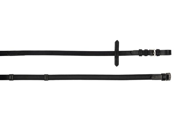 Zügel feingummiert 15mm mit Stopper