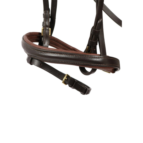 Trense Bredeneek braun/messing