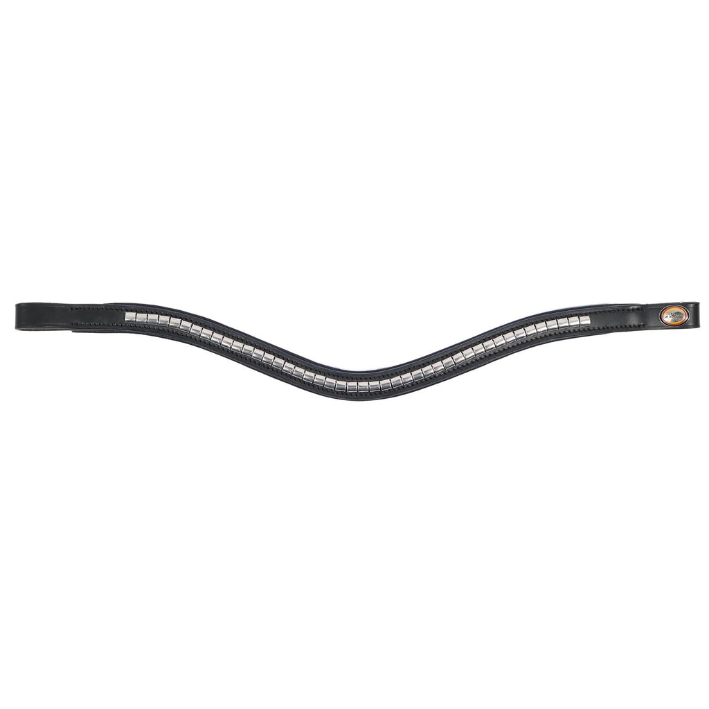 Stirnriemen Kreuth schwarz/silber