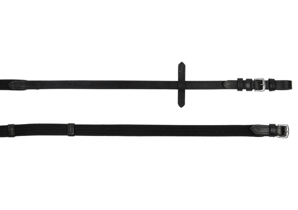 Zügel Gurt schwarz/silber