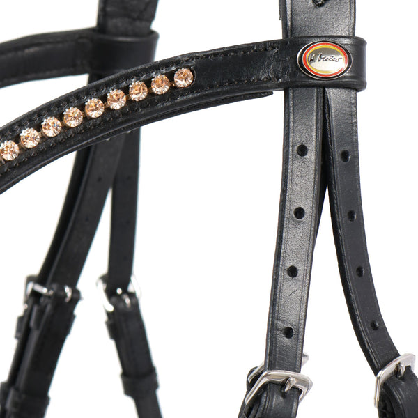 Trense Mechtersen schwarz/silber