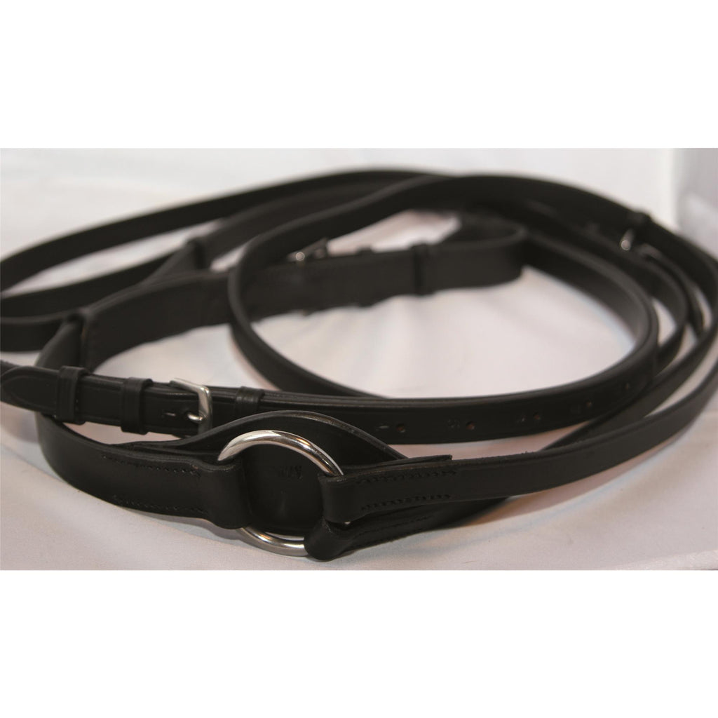 Dreieckszügel schwarz/silber