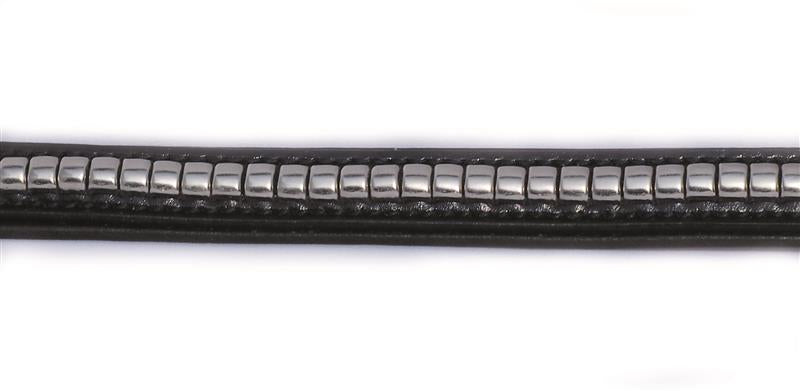 Stirnriemen Kreuth schwarz/silber