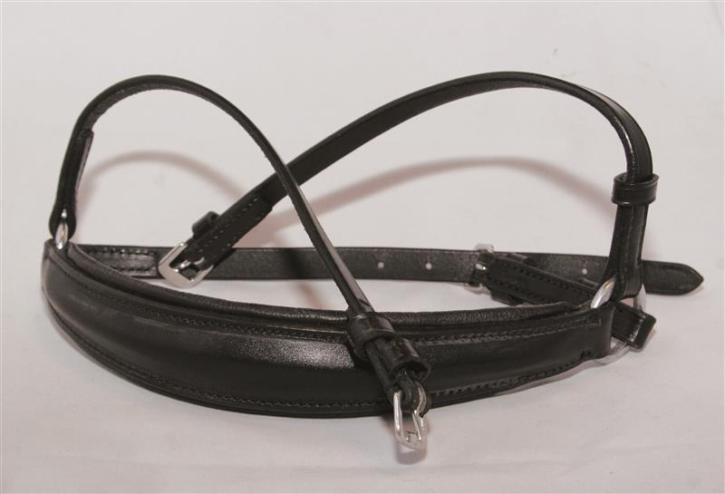 Reithalfter standard hannoversch schwarz/silber